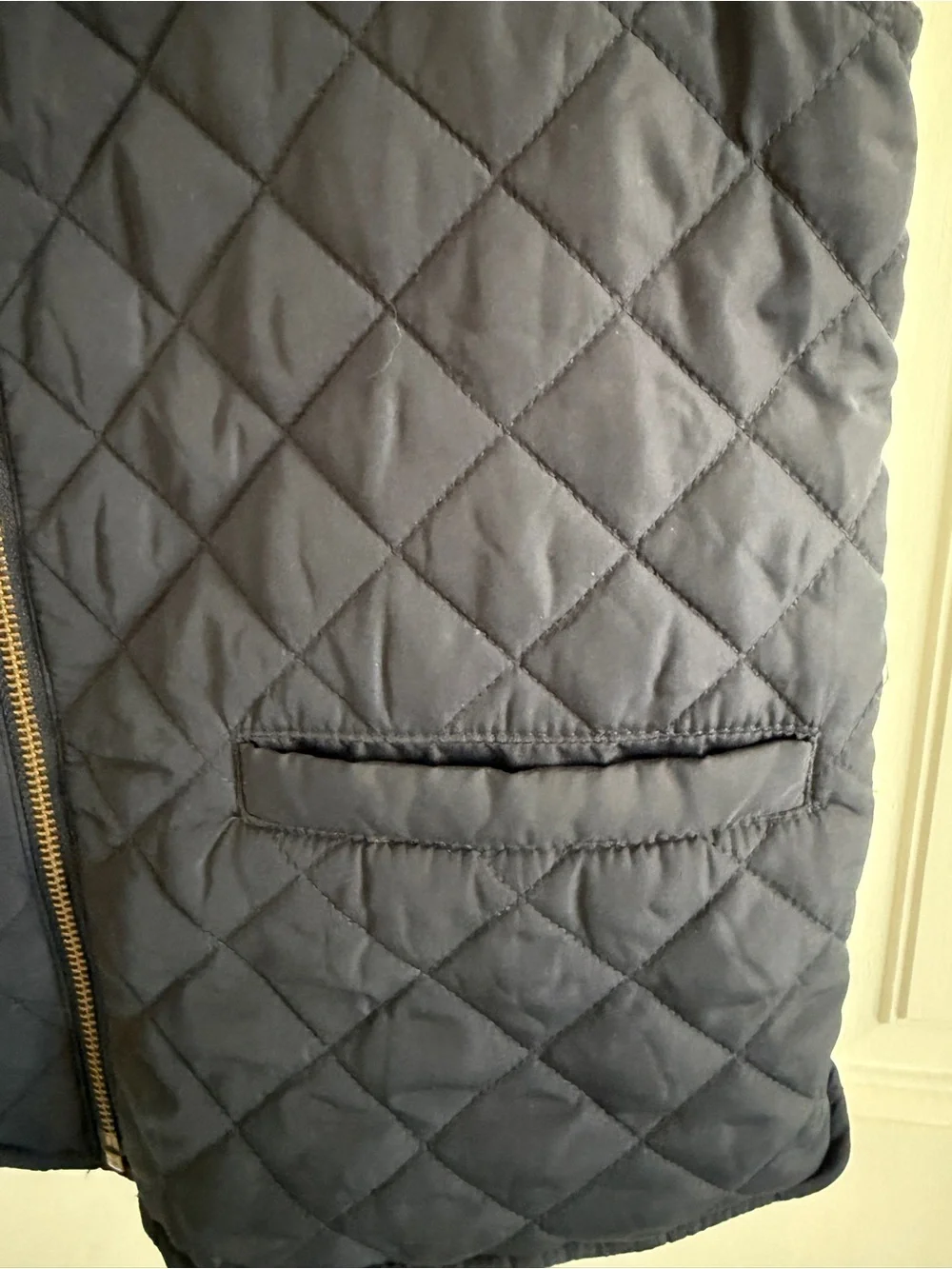 J.Crew Crewcuts Boys Navy Quilted Walker vest - Size 10